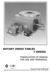 Autorotor T55 Translation Of Manual For Use And Warnings