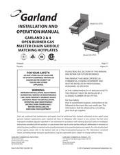 Garland G24-4TCG Installation And Operation Manual