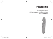 Panasonic ER-RZ10 Operating Instructions Manual