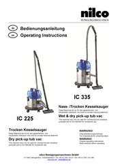 nilco IC 335 Operating Instructions Manual