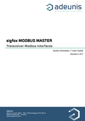 Adeunis RF sigfox MODBUS MASTER ARF8240CA User Manual