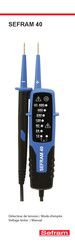 SEFRAM 40 Manual