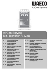 Waeco AirCon Service Mini Identifier R-134a Operating Manual