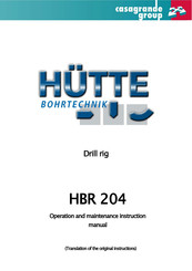 Hutt HBR 204 Operation And Maintenance Instruction Manual