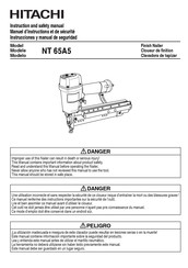 Hitachi NT 65A5 Instruction And Safety Manual
