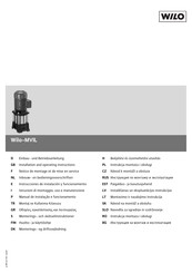 Wilo MVIL Series Installation And Operating Instructions Manual