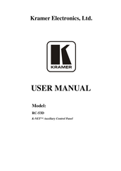 Kramer K-NET RC-53D User Manual