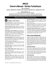 Dri-Eaz TurboDryer Vortex Owner's Manual