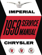 Chrysler Saratoga LC-2 1958 Service Manual