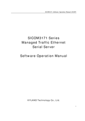 KYLAND Technology SICOM3171 Series Software Operation Manual