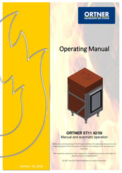 ORTNER ST11 42/59 Operating Manual