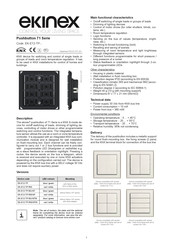 Ekinex EK-E12-TP-BG-NF Datasheet