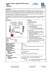 Berker RMD 75314013 Technical Documentation Manual