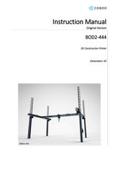 Cobod BOD2-444 Instruction Manual