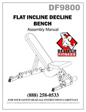 Deltech Fitness DF9800 Assembly Manual