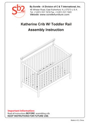 Sorelle 325 Katherine Crib W Assembly Instruction Manual