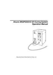 Panasonic Aicure ANUP5255V2 Operation Manual