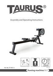 Taurus RX7 Assembly And Operating Instructions Manual