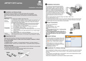 Maple Systems cMT3072 series Installation Instruction