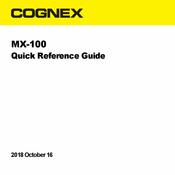 Cognex MX-100 Quick Reference Manual