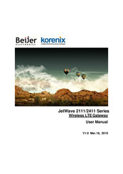 Korenix JetWave 2111 Series User Manual