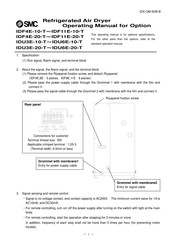 SMC Networks IDF4E-10-T Operating Manual For Option