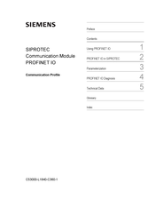 Siemens SIPROTEC PROFINET IO Manual