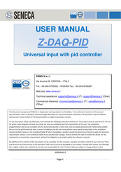 Seneca Z-DAQ-PID User Manual