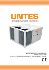 UNTES URTP180 Instructions For Installation, Commisioning, Maintenance And Use