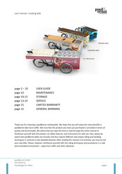 Paul&Ernst Ice Cream Bike User Manual