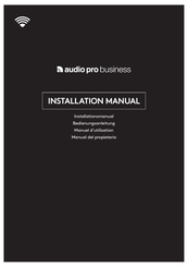 Audio Pro Business SUB-1 Installation Manual