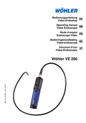 Wöhler VE 200 Operating Manual
