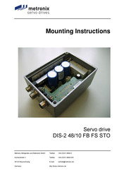 Metronix DIS-2 48/10 FB FS STO Mounting Instructions