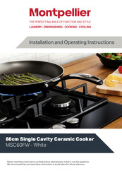 Montpelier MSC60FW Installation And Operating Instructions Manual