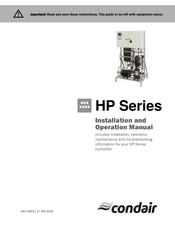 Condair HP800 VFD Installation And Operation Manual