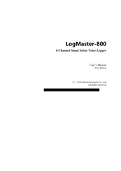 Eletech LogMaster-800 User Manual