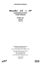 Cole Parmer Masterflex 7583-50 Operating Manual