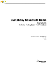 NXP Semiconductors Symphony SoundBite Demo User Manual
