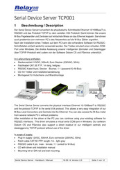 Tibbo TCP001 Manual
