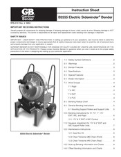 Gardner Bender B2555PVC Instruction Sheet