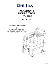 Nilfisk-Advance MX 307 H Information & Operating Instructions