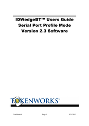 Tokenworks IDWedgeBT User Manual
