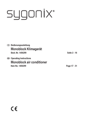 Sygonix 1456299 Operating Instructions Manual