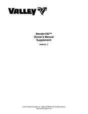 Valley Bender160 Owner's Manual