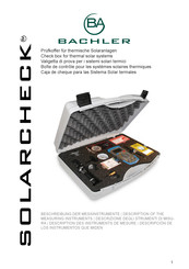 Bachler Solarcheck DT-36T Manual