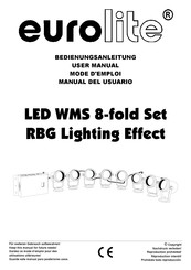 EuroLite LED WMS 8-fold Set RBG User Manual