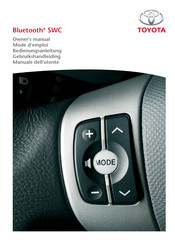 Toyota Bluetooth SWC Owner's Manual