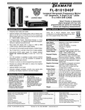Texmate FL-B101D40F Manual