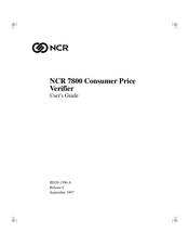 NCR 7800 User Manual