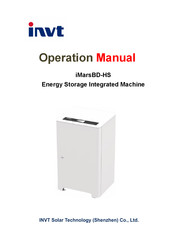 INVT iMarsBD-HS Operation Manual